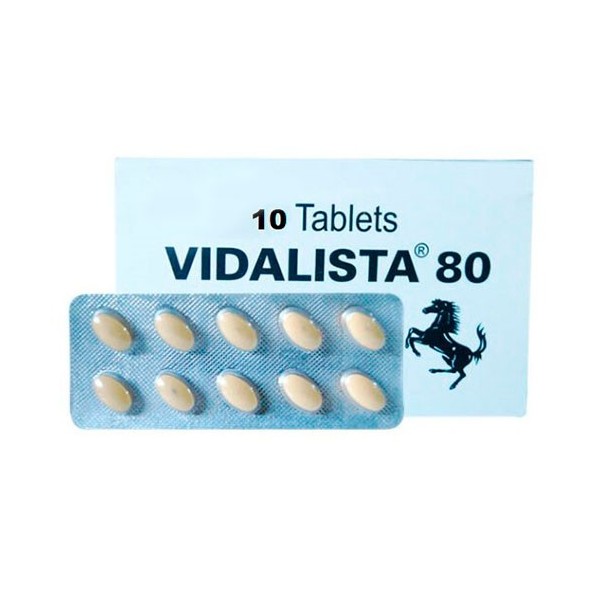 Vidalista 80mg Tadalafil